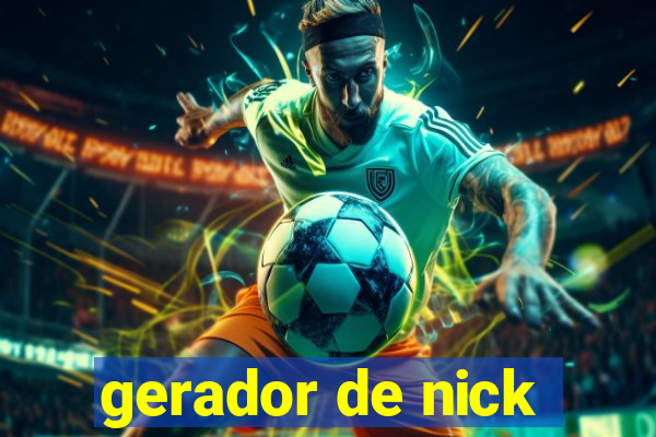 gerador de nick